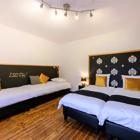 펜션 Zythogite, 23 Personnes, 9 Chambres, 6 Salles De Bain, Bbq, Jacuzzi, Jardin, Billard *