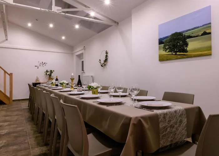 Zythogite, 23 Personnes, 9 Chambres, 6 Salles De Bain, Bbq, Jacuzzi, Jardin, Billard * Tintigny